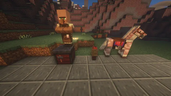 Diamond horse armor & villager rank