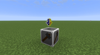 The totem on the repair station
