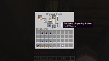 Brewing a Thundering potion