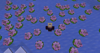 Night pond with lotus flowers（version:0.1.0-beta）