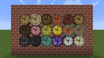 All clocks currently available
