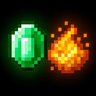 Emerald Equipment plus chainmail armor recipe
