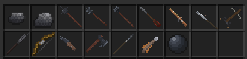 new weapons!