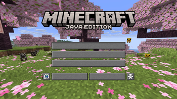 Main menu with no text