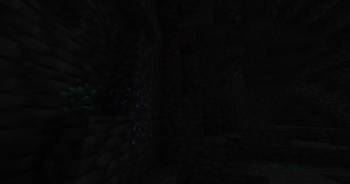 Can you spot new ores in the darkness?