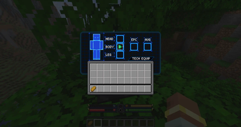 Tech Screen (beta hud not in playable versions