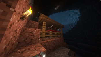 A shop underground