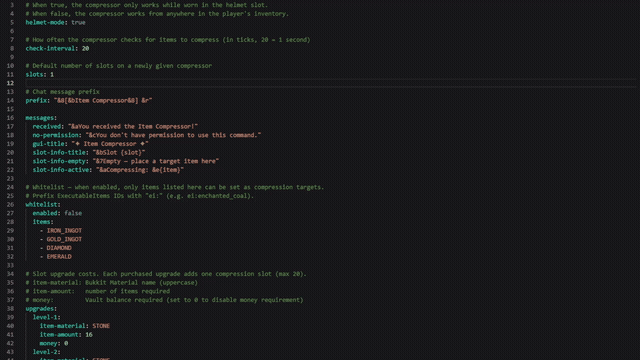 All-in-one config