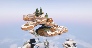 Snowy Village Island