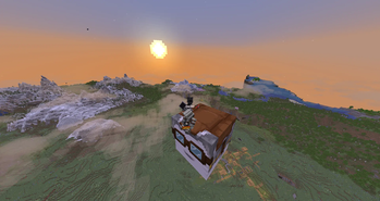 This allows for beautiful scenery far away
