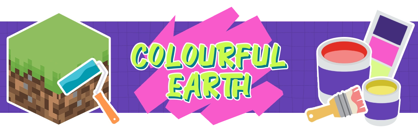 COLOURFUL EARTH BANNER