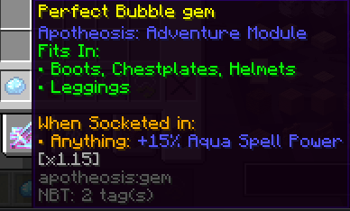 Aqua spell gem