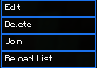 Multiplayer Server Selection Context Menu