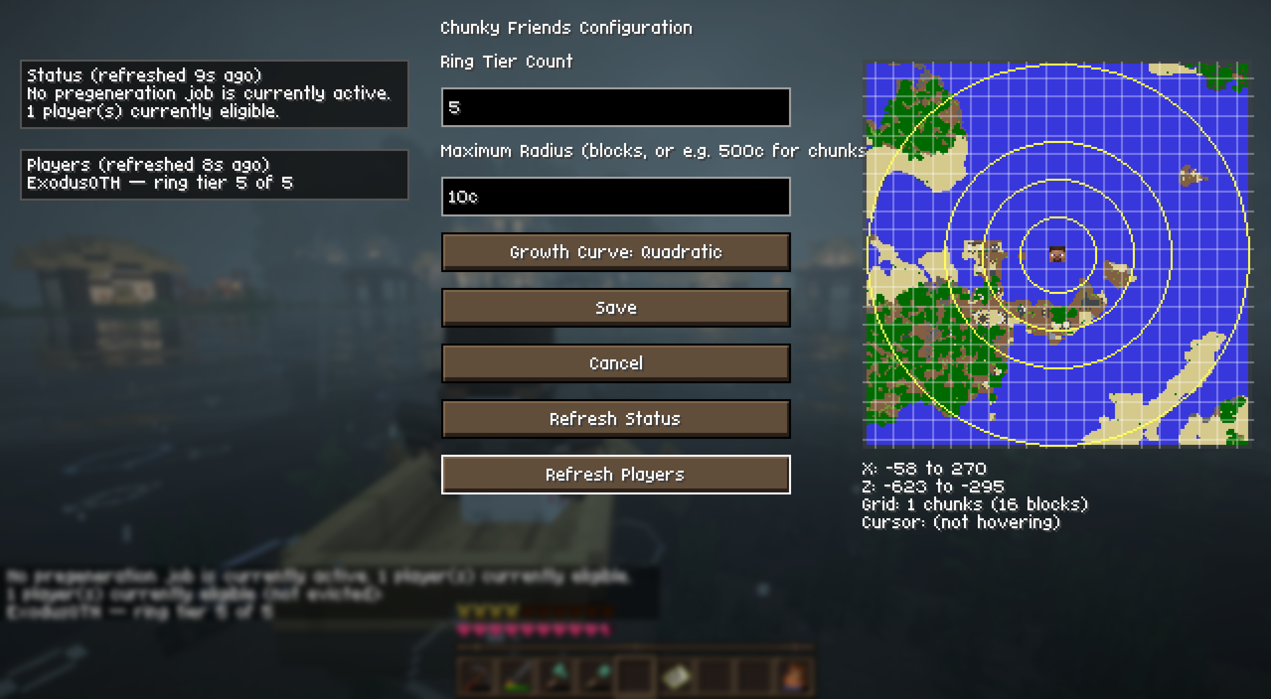 GUI Configuration Menu