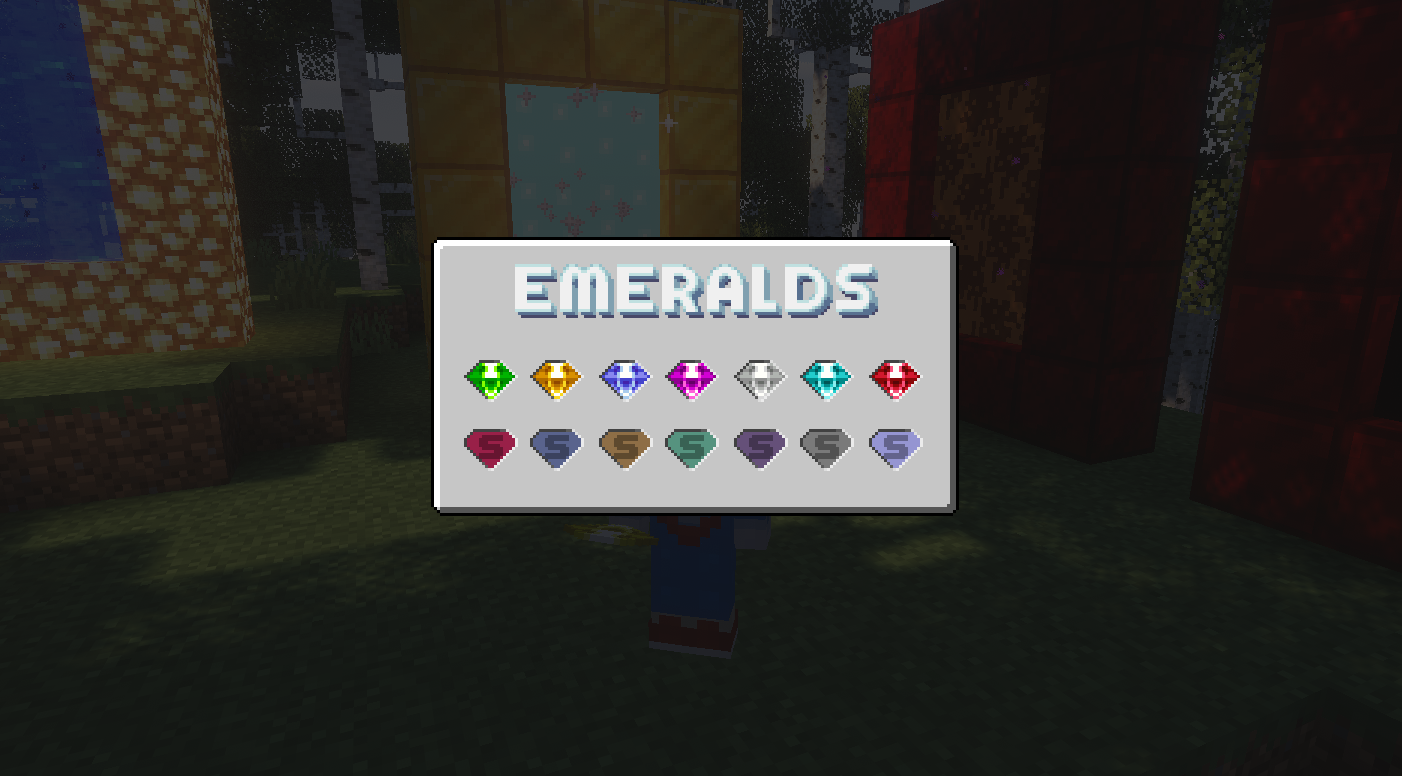 Chaos Emerald Menu Showcase