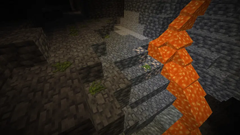plant like scraps in a cave natural worldgen