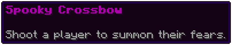 Spooky Crossbow