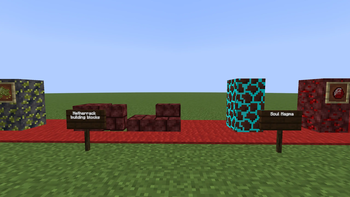 NETHERRACK BRICKS & SOUL MAGMA