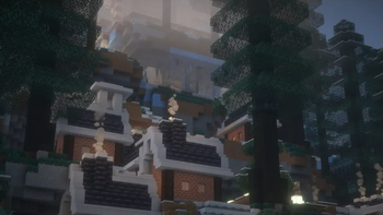 Snow Mountain Village (Zoomed in)