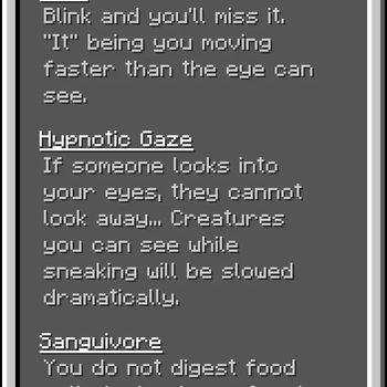 Vampiric Traits