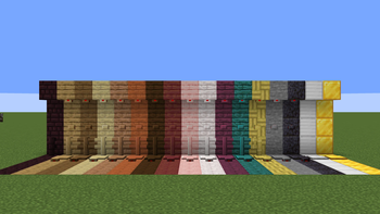 Buttons, Fences, and Pressure Plates.