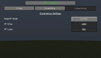 Experience droprate settings