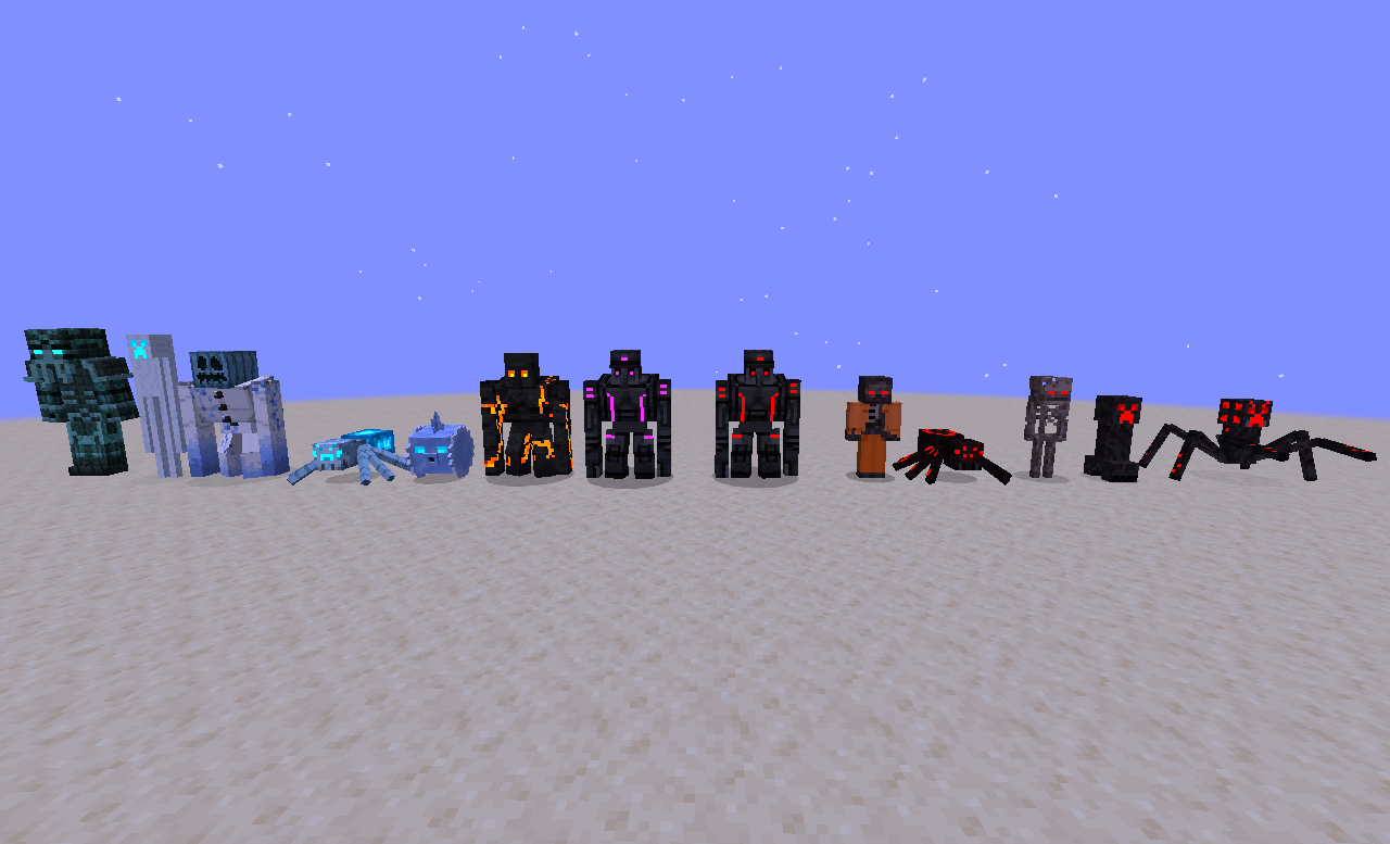 All the mobs added so far