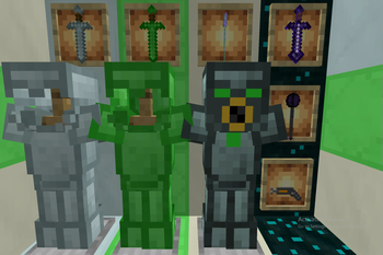 Some of the equipment in the mod