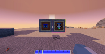 items and hotbar