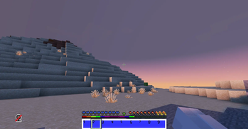 survival hearts and xp bar