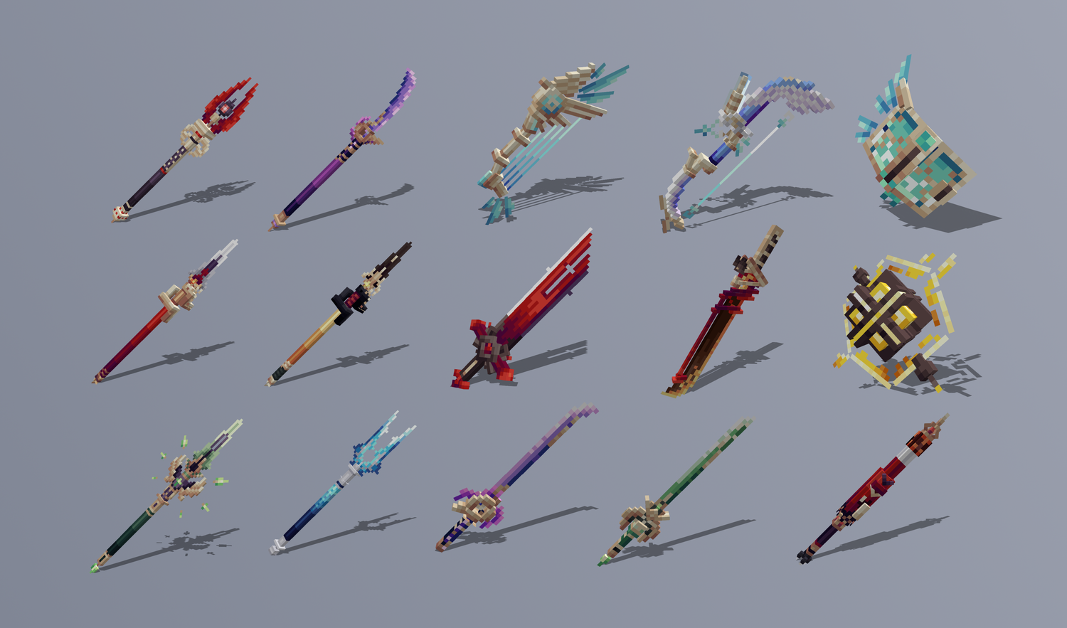 Collection of all weapons as of 1.2.0