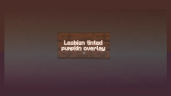 Less obtrusive pumpkin overlay