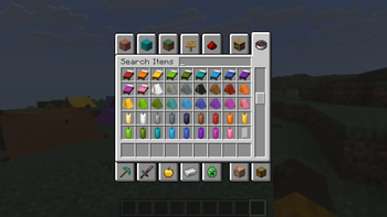 Checking out the tent items