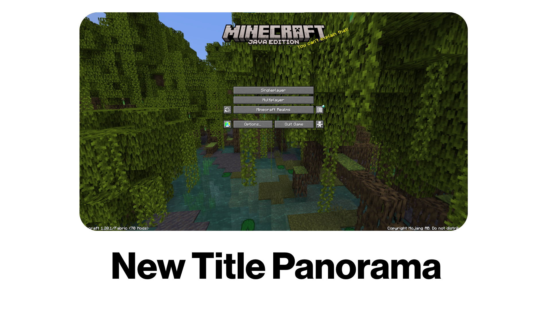 PixelPack adds a new Title Panorama.