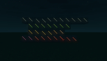 1.5 sabers at night