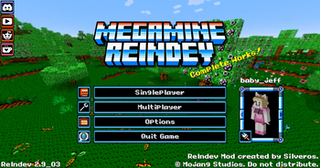 ReIndev 2.9_03 Title Screen