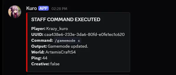 Discord Webhook Log
