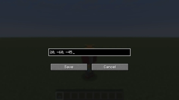 Waypoint save screen
