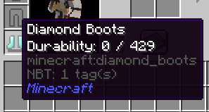 It stuck at 0 durability!!