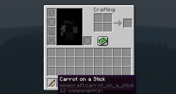 Use carrot on a stick to enter gui
