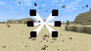 The speakers beam an unfortunate dummy(rip that guy)