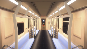 Interior of an R142 "4" Train