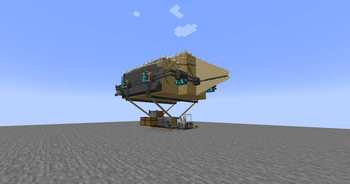 Warship with diamond bomb bays