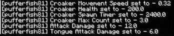 Croaker config