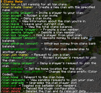 Updated Commands