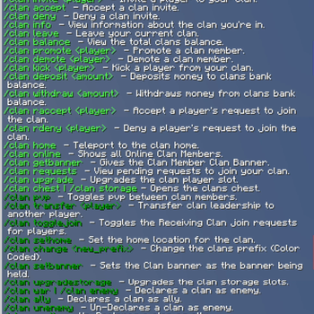 Updated Commands 3