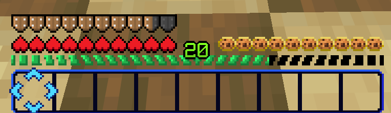 GUI hotbar