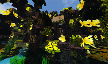 surface of the corrupted swamp biome