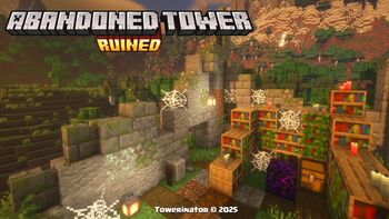 Abandoned Ruined Tower Interior