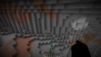 Using Full Brightness inside cave.